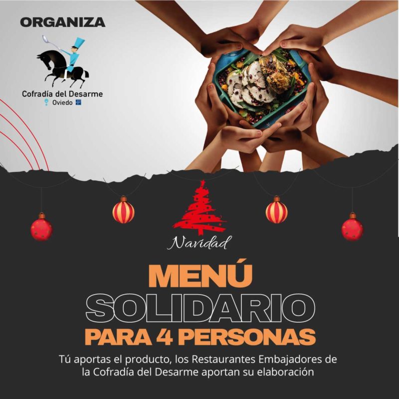Menú solidario para 4 personas