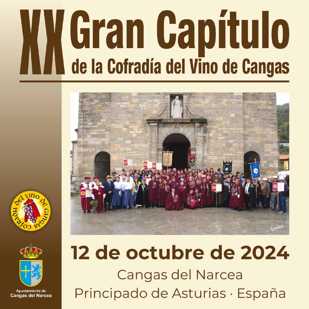 XX Capítulo de la Cofradía del Vino de Cangas